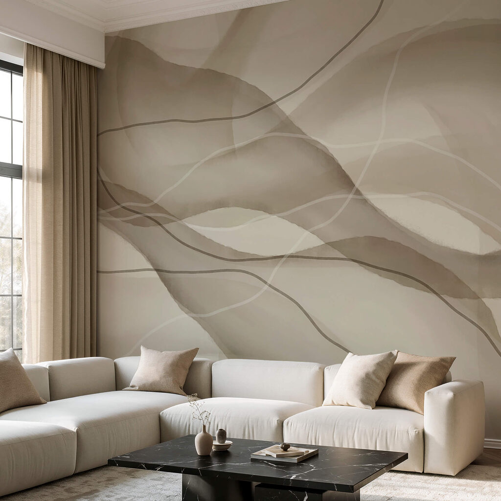 Γαλήνια κύματα σε απαλούς γήινους τόνους