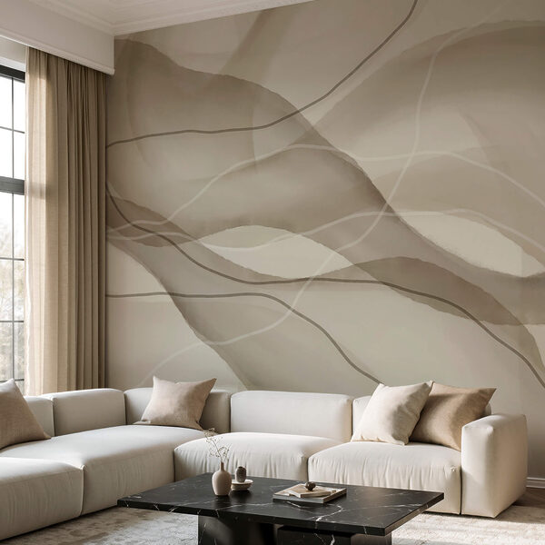 Γαλήνια κύματα σε απαλούς γήινους τόνους