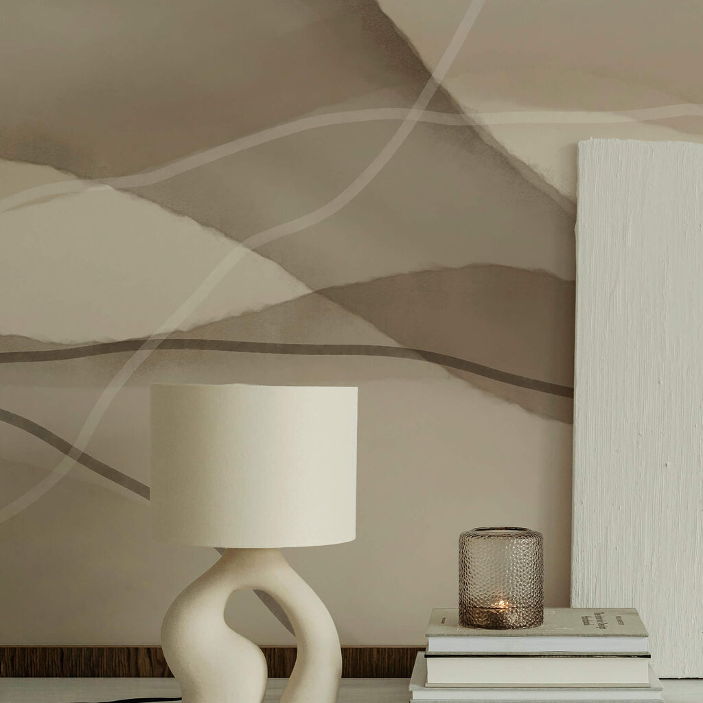 Γαλήνια κύματα σε απαλούς γήινους τόνους