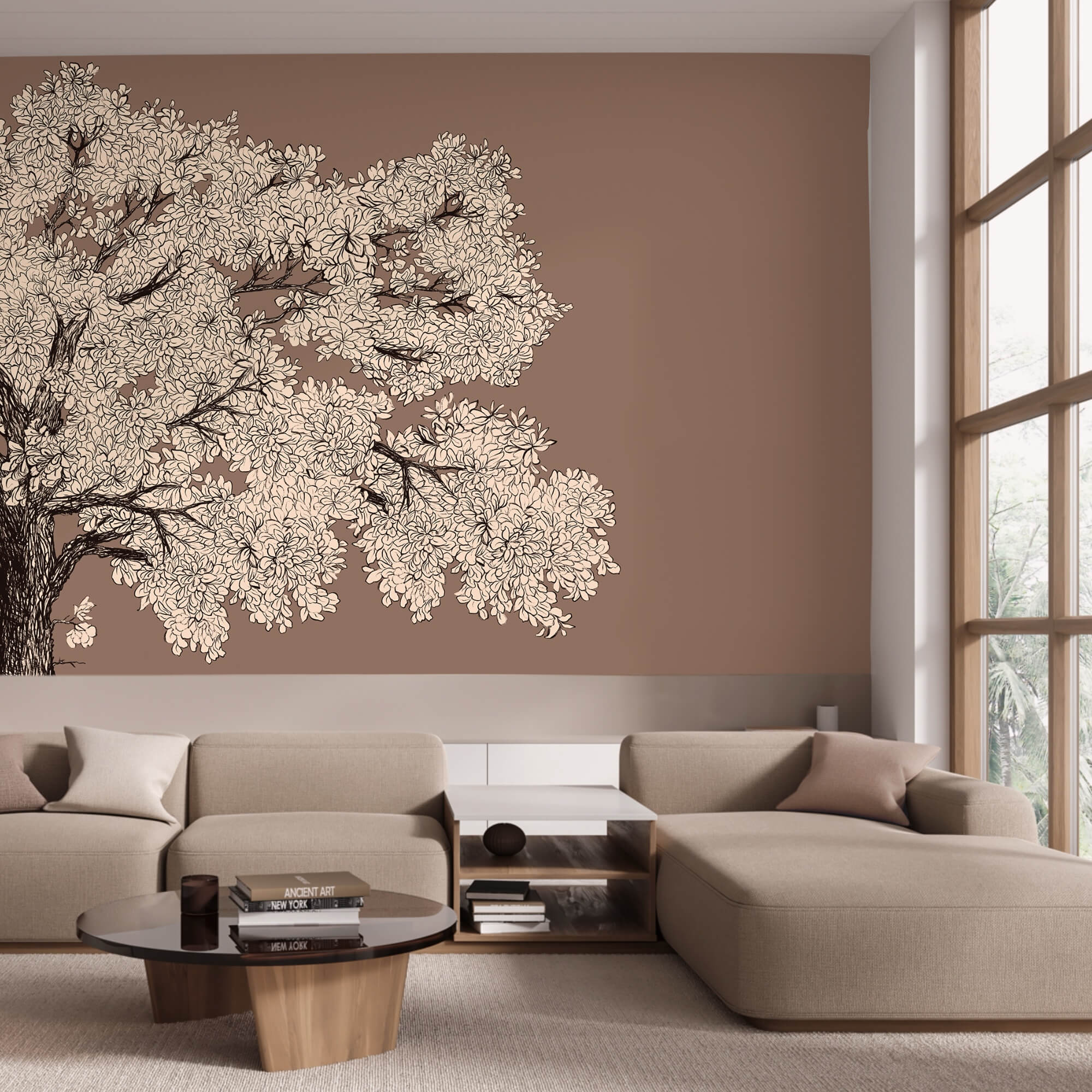 Δέντρο με λευκά λουλούδια Δέντρο με λευκά λουλούδια