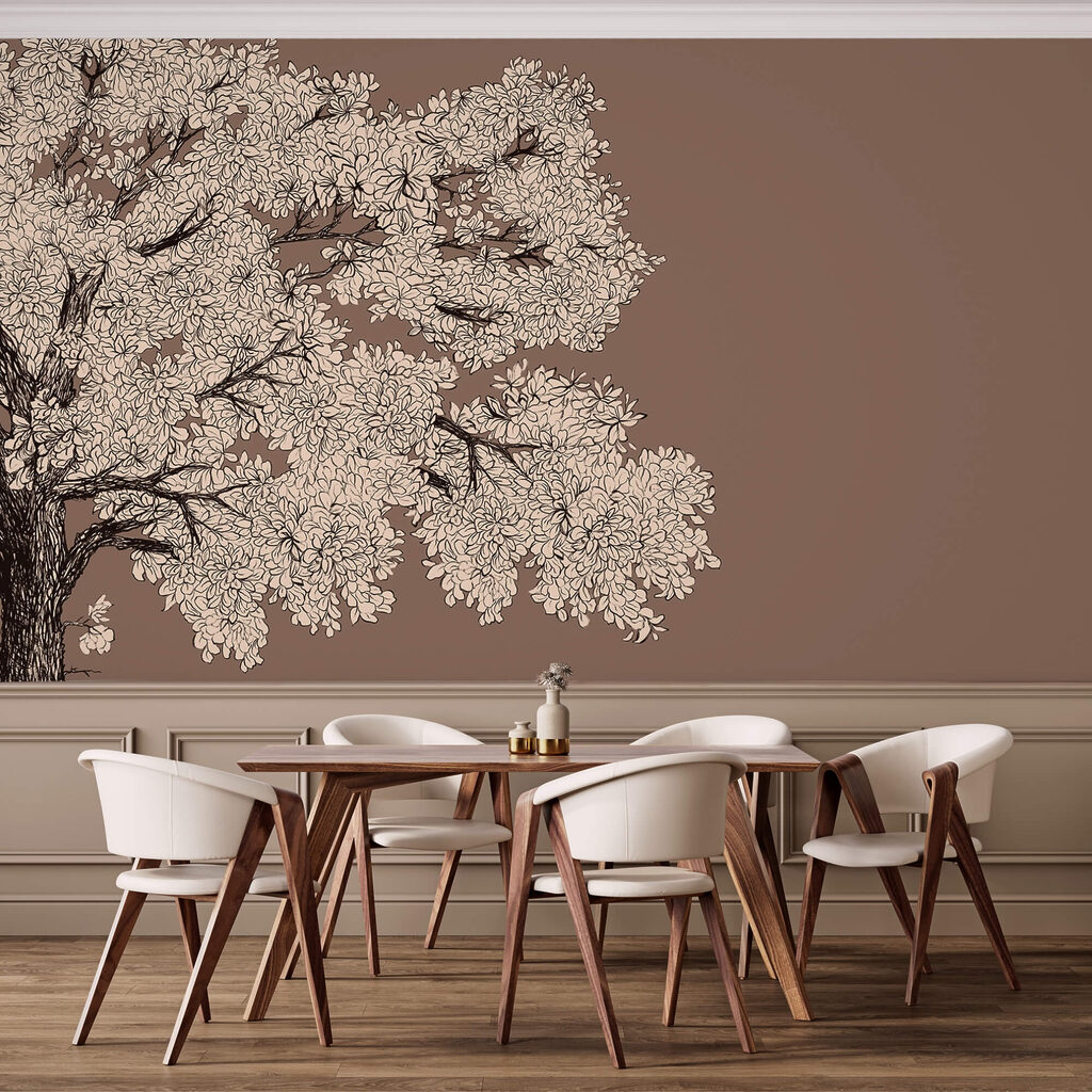 Δέντρο με λευκά λουλούδια Δέντρο με λευκά λουλούδια