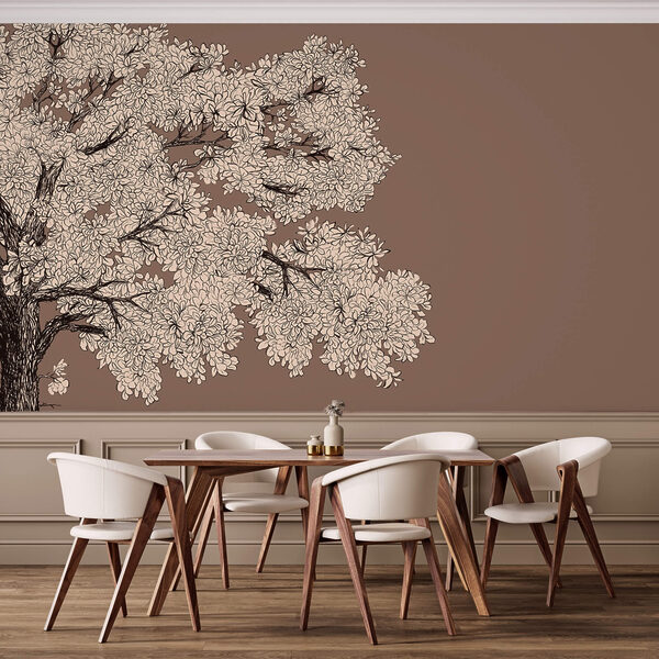 Δέντρο με λευκά λουλούδια Δέντρο με λευκά λουλούδια