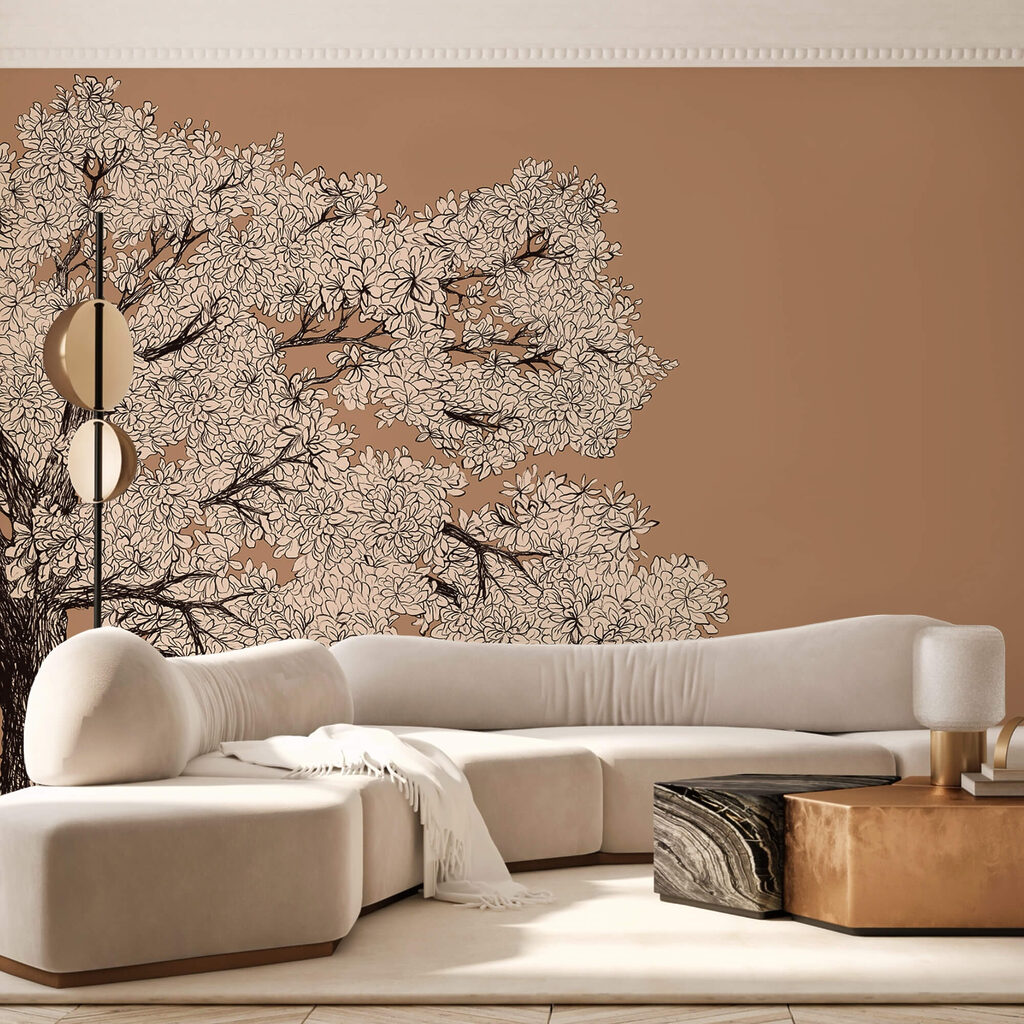 Δέντρο με λευκά λουλούδια