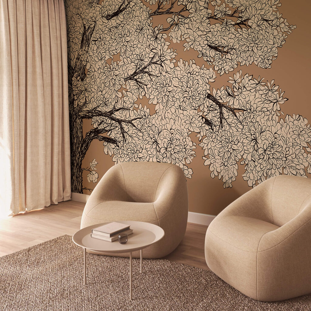 Δέντρο με λευκά λουλούδια