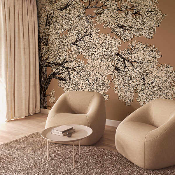 Δέντρο με λευκά λουλούδια