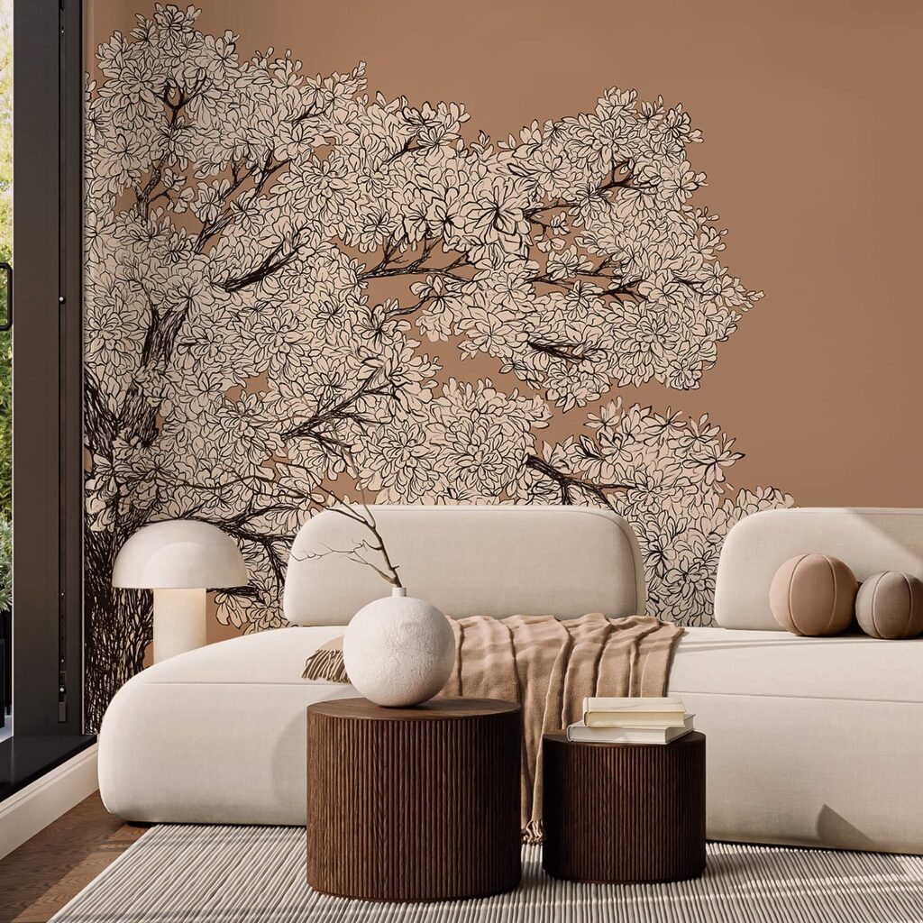 Δέντρο με λευκά λουλούδια