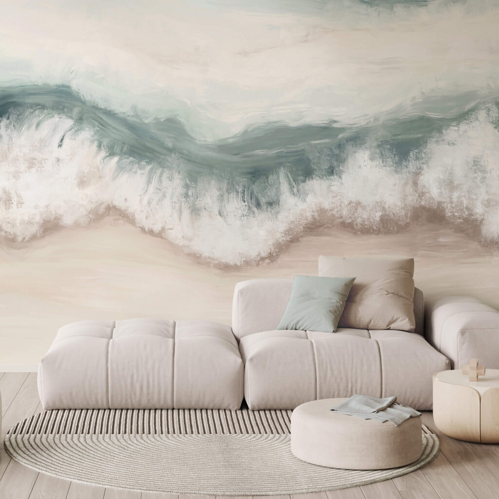 Κύμα που σκάει σε μια παραλία