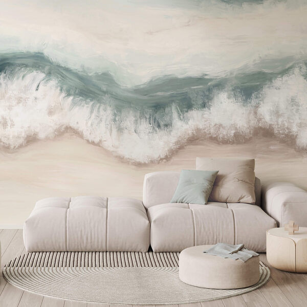 Κύμα που σκάει σε μια παραλία