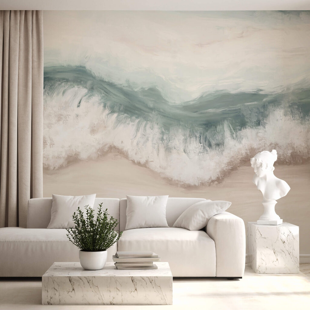 Κύμα που σκάει σε μια παραλία