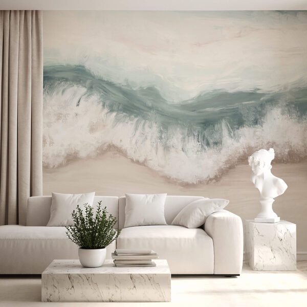 Κύμα που σκάει σε μια παραλία