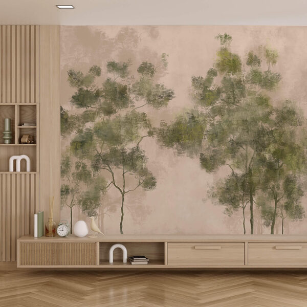 Ταπετσαρίες Ταπετσαρίες Ομάδα δέντρων με πράσινα φύλλα (Κωδικός προϊόντος: t00514)