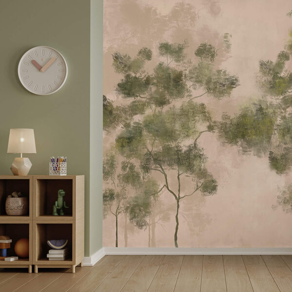 Ομάδα δέντρων με πράσινα φύλλα