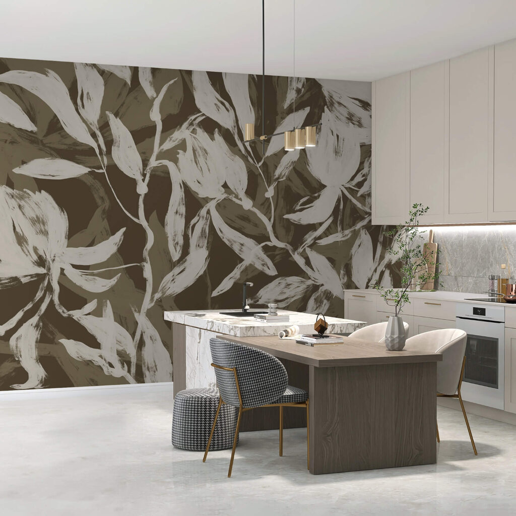 Σχέδιο με βοτανικό μοτίβο εμπνευσμένο από τη φύση