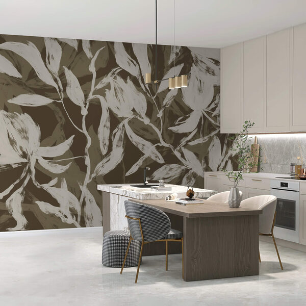 Σχέδιο με βοτανικό μοτίβο εμπνευσμένο από τη φύση