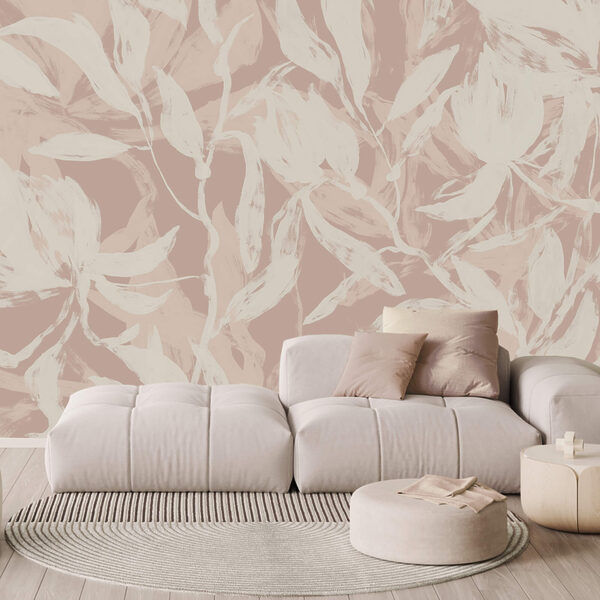 Λεπτά φύλλα σε απαλό φόντο