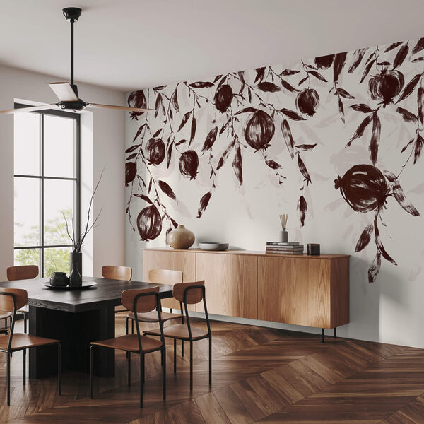 Ζωγραφική φρούτων σε κλαδί