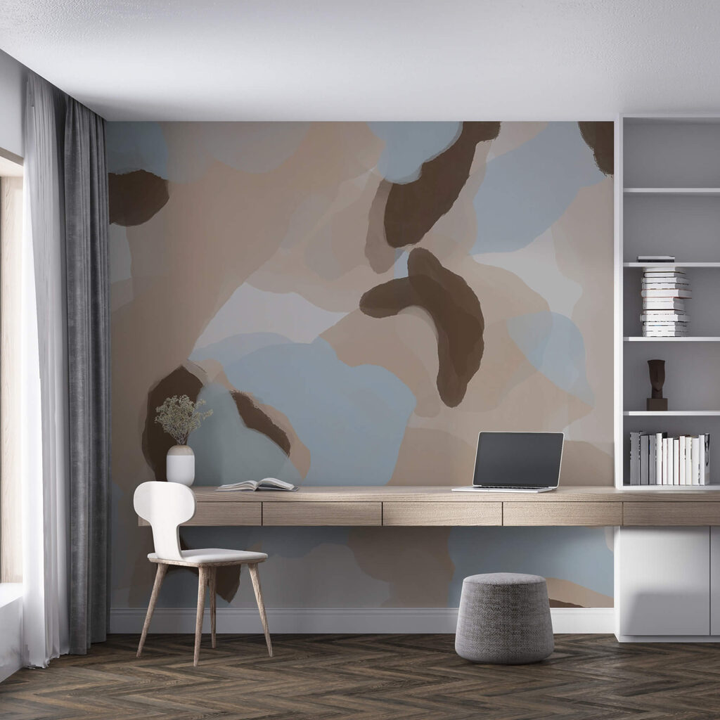 Αφηρημένα σχήματα σε απαλά χρώματα