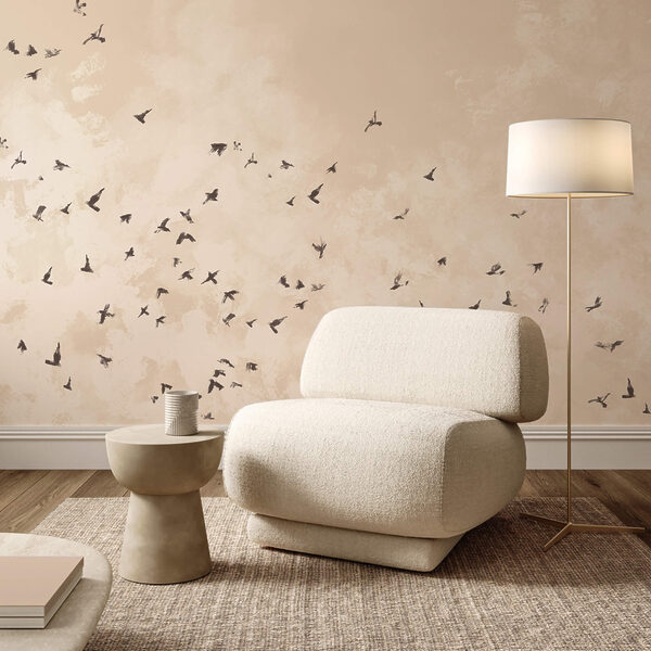 Σμήνος πουλιών στον ουρανό