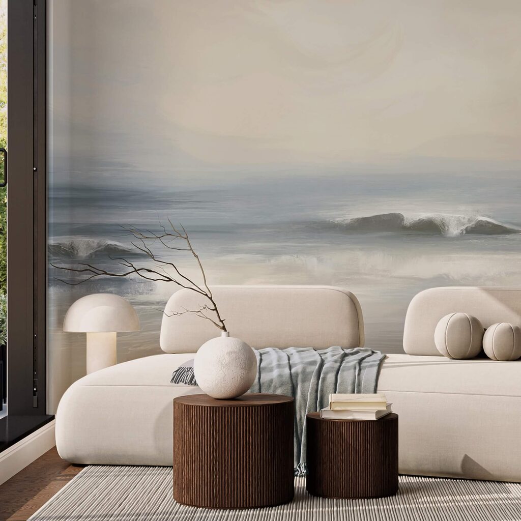 Κύματα που σκάουν σε μια παραλία Κύματα που σκάουν σε μια παραλία