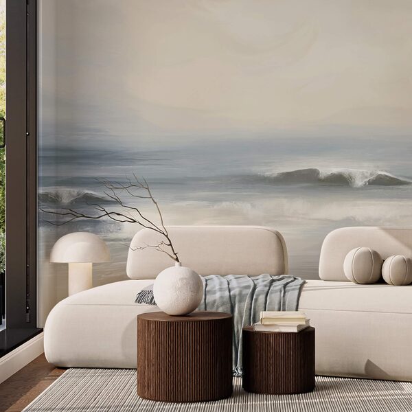 Κύματα που σκάουν σε μια παραλία Κύματα που σκάουν σε μια παραλία