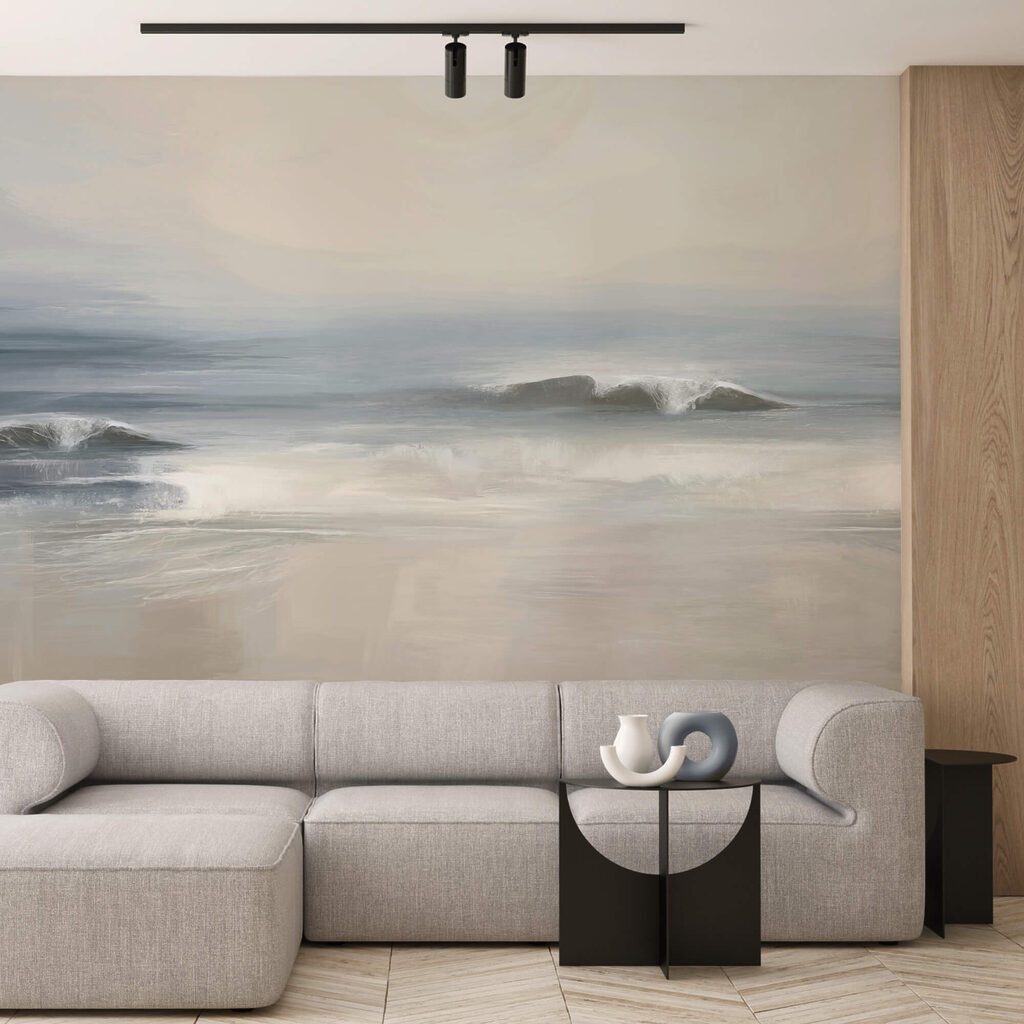 Κύματα που σκάουν σε μια παραλία Κύματα που σκάουν σε μια παραλία