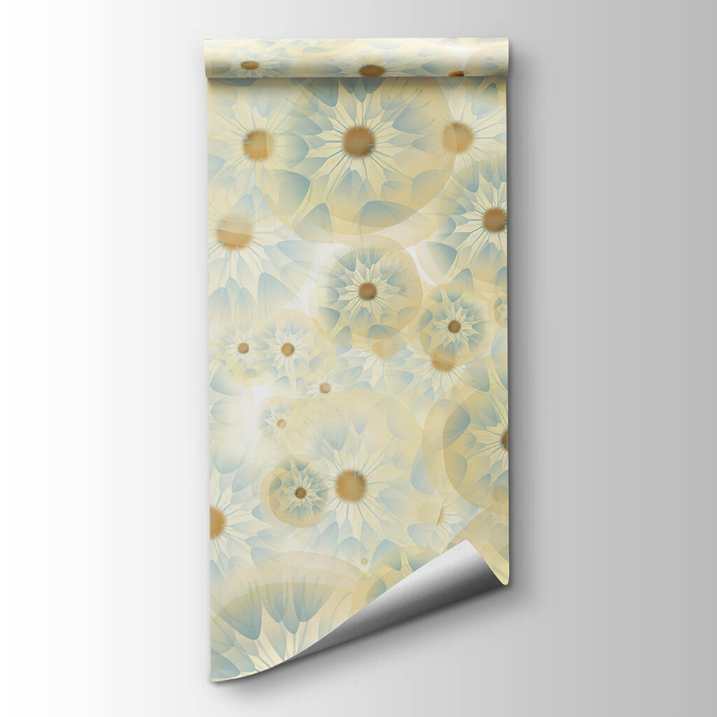 Group of flowers with yellow and blue colors Group of flowers with yellow and blue colors