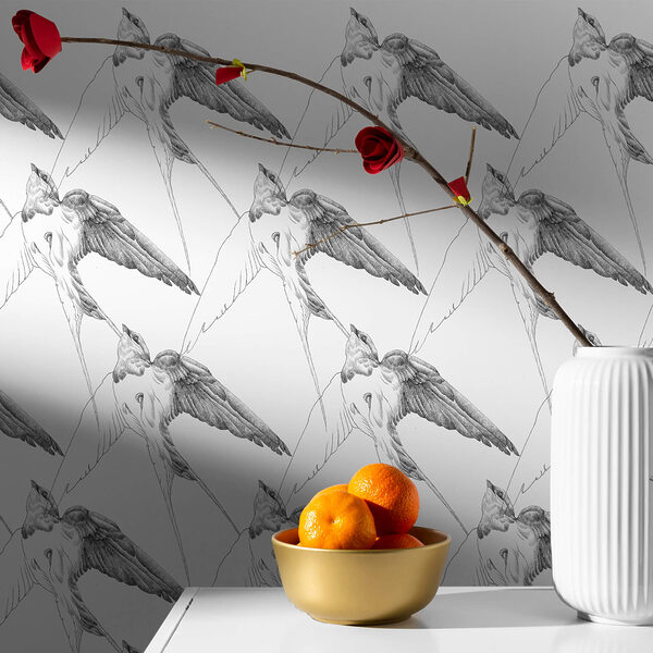 Ομάδα πουλιών με φτερά