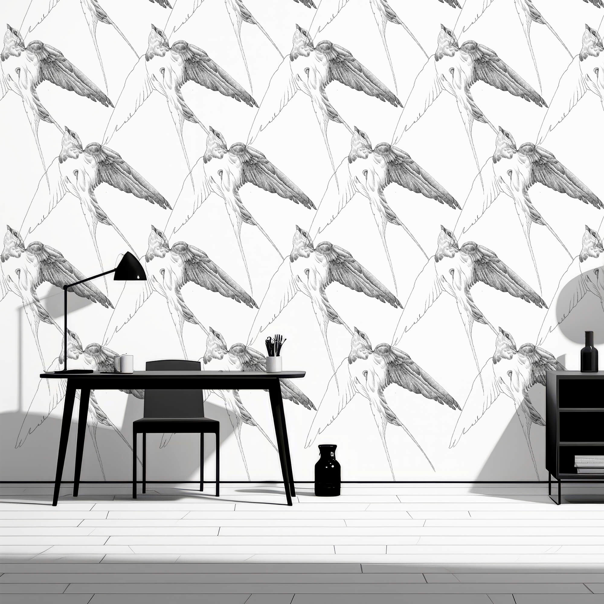 Ομάδα πουλιών με φτερά