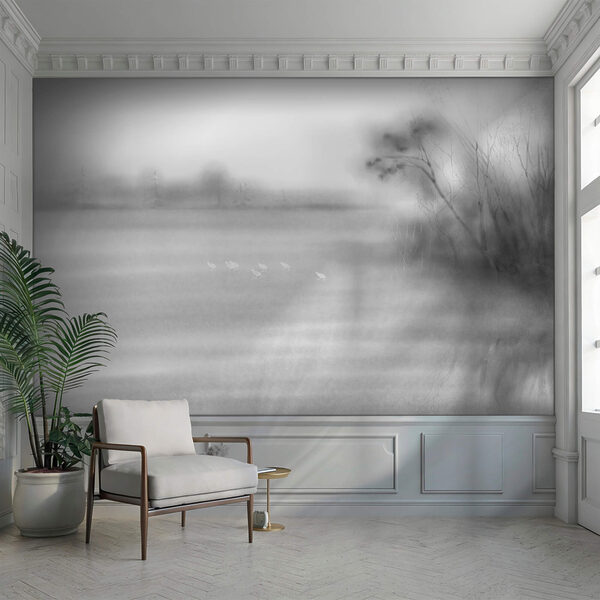 Πουλιά σε ένα χωράφι