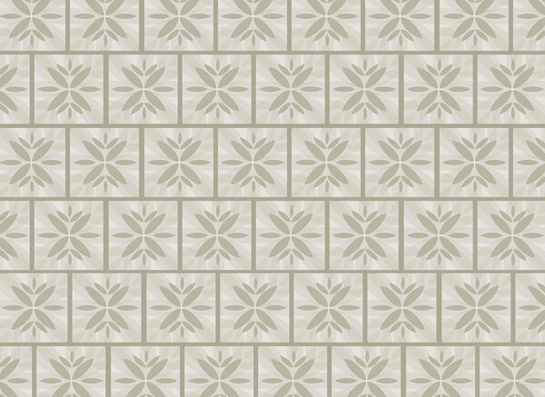 Pattern of flowers on a wall