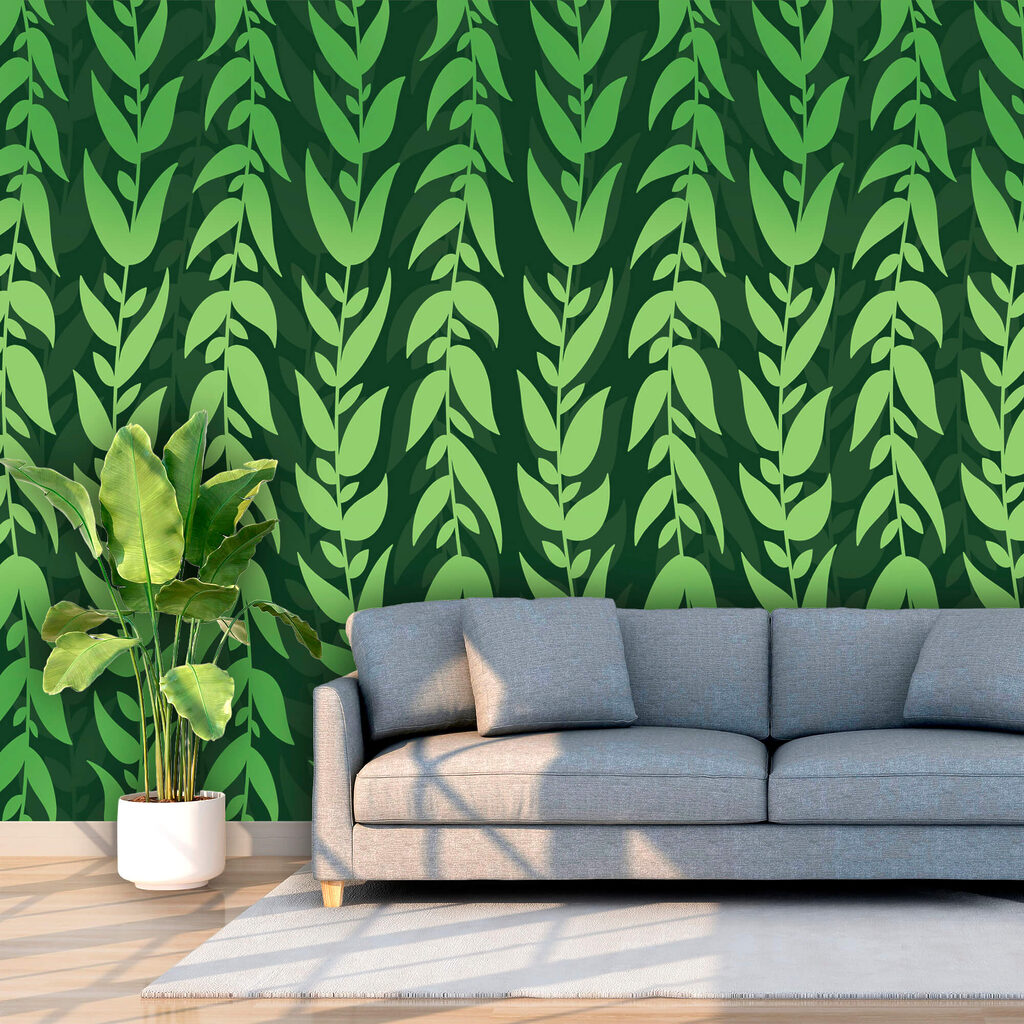 Μοτίβο πράσινων φύλλων