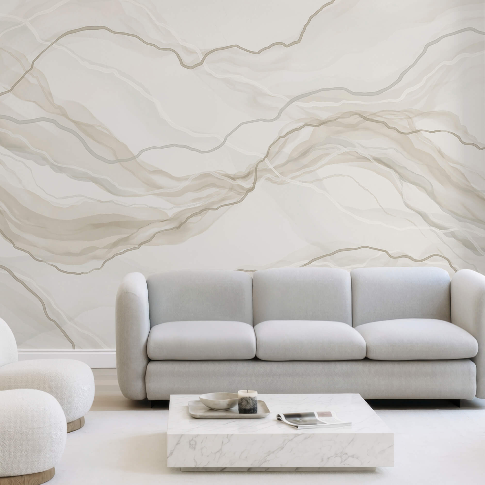 Λευκή και γκρι μαρμάρινη επιφάνεια Λευκή και γκρι μαρμάρινη επιφάνεια