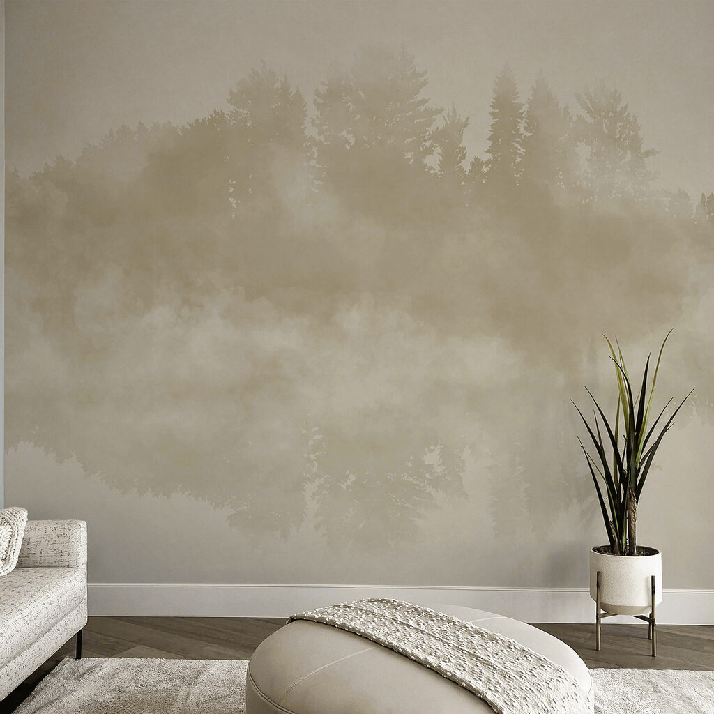 Σύννεφο καπνού και δέντρα Σύννεφο καπνού και δέντρα