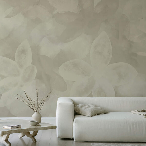 Λευκό μοτίβο λουλουδιών