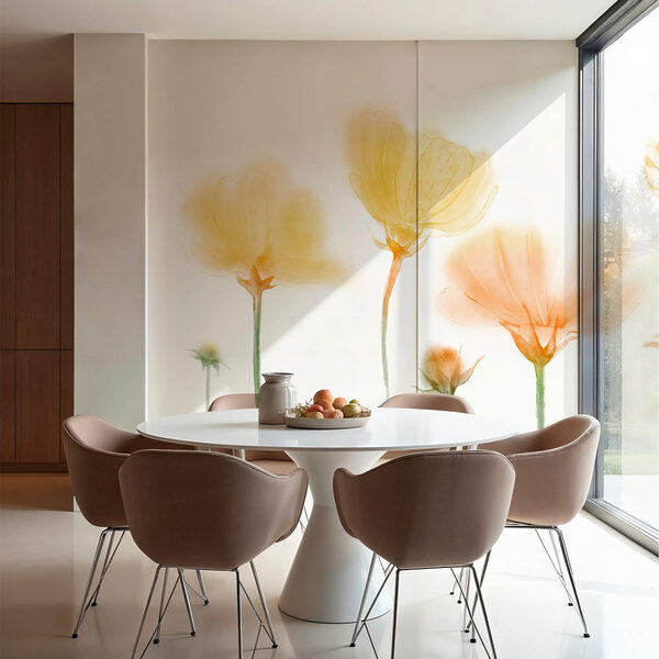 Ταπετσαρίες Ταπετσαρίες Ομάδα λουλουδιών με φως (Κωδικός προϊόντος: t00608)