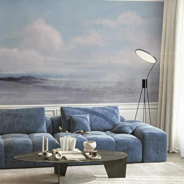 Τοπίο με συννεφιασμένο ουρανό