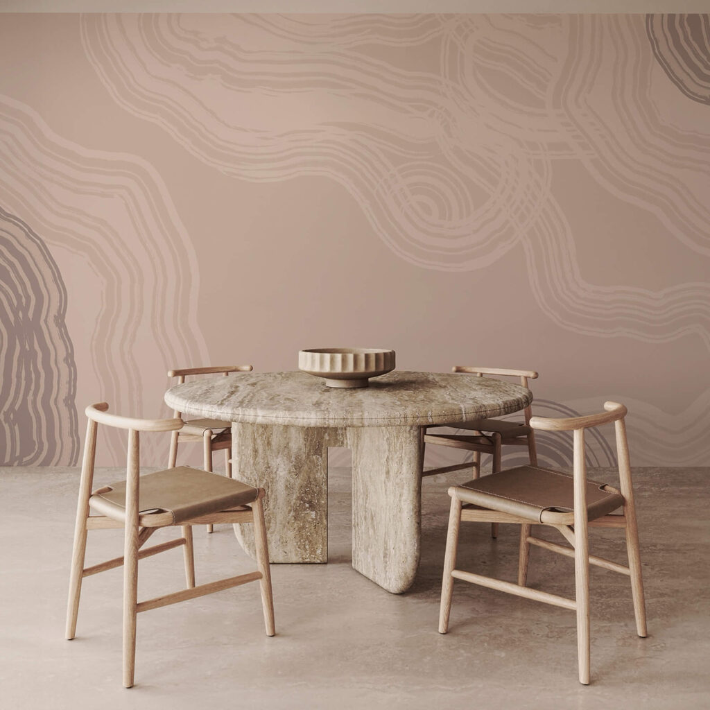 Γραμμές με απαλές αποχρώσεις της γης