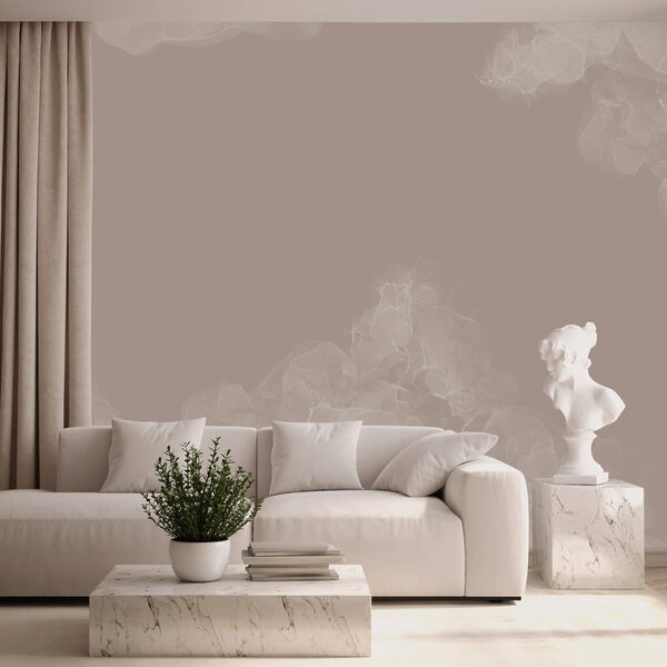 Ομίχλη που στροβιλίζεται σε απαλές αποχρώσεις