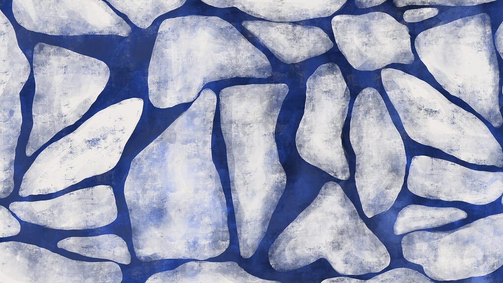 Blue and white pattern Blue and white pattern