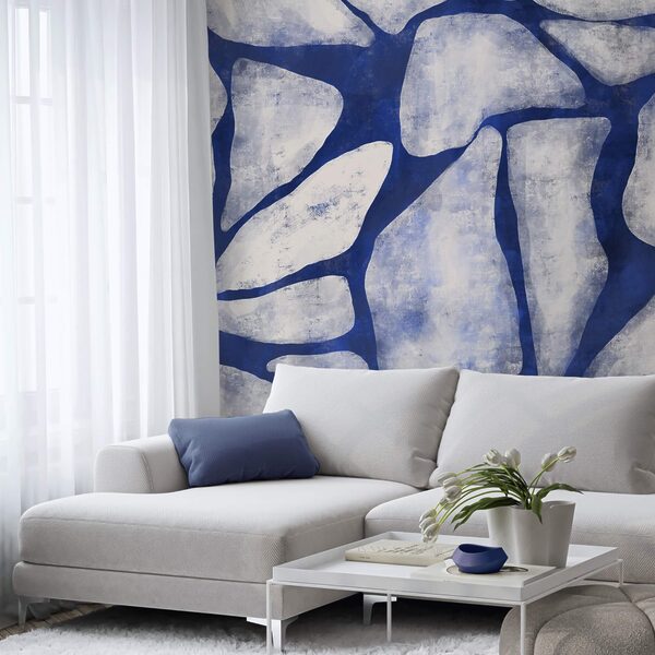 Μπλε και λευκό μοτίβο Μπλε και λευκό μοτίβο