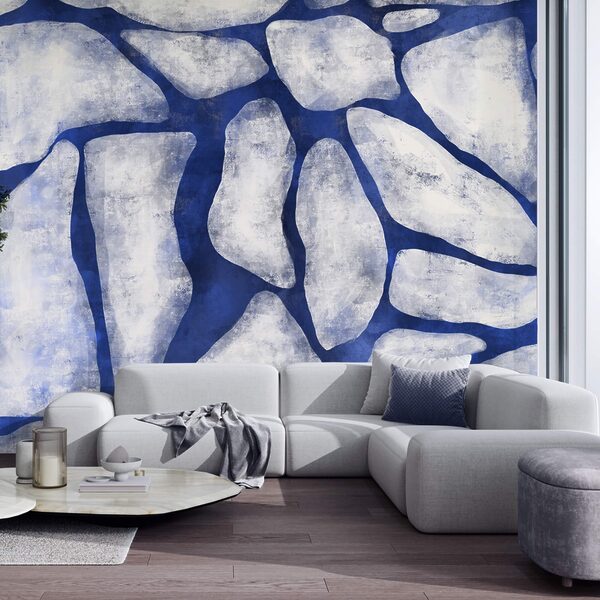 Μπλε και λευκό μοτίβο Μπλε και λευκό μοτίβο