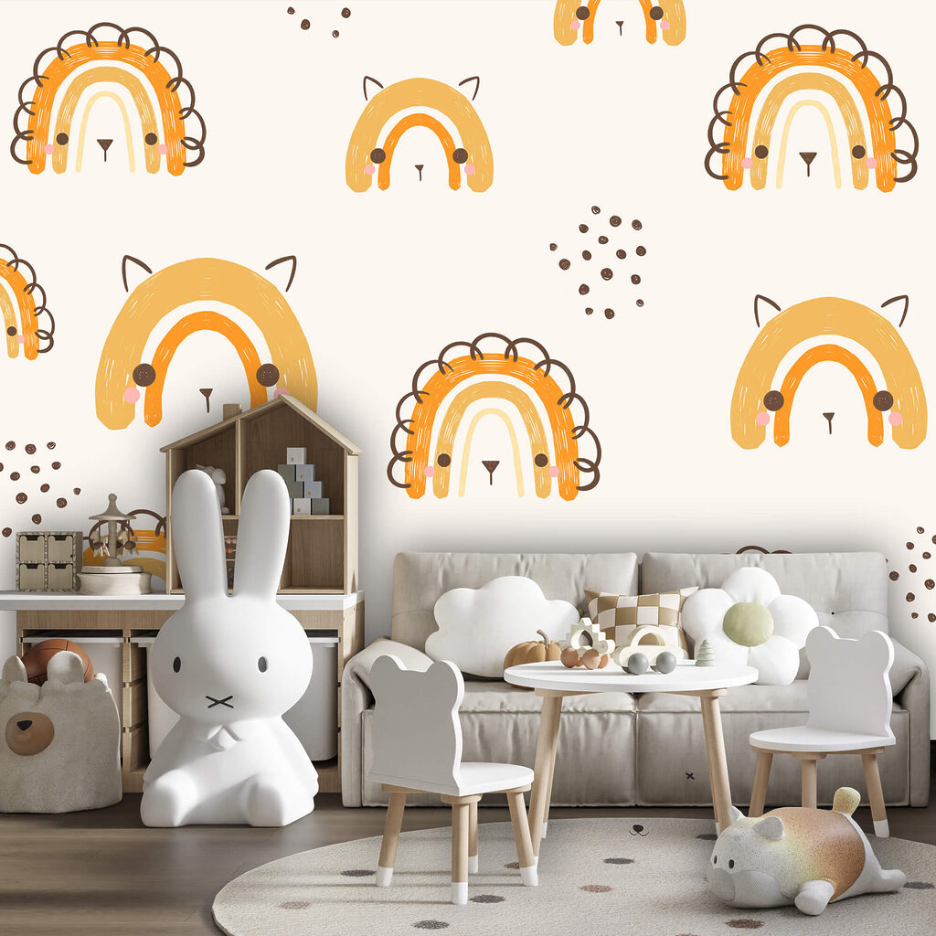 Μοτίβο με ζωάκια καρτούν