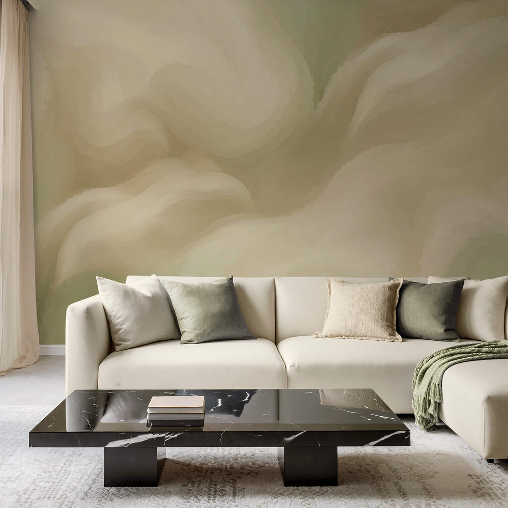 Απαλό, ρευστό αφηρημένο σχέδιο σε ανοιχτούς τόνους