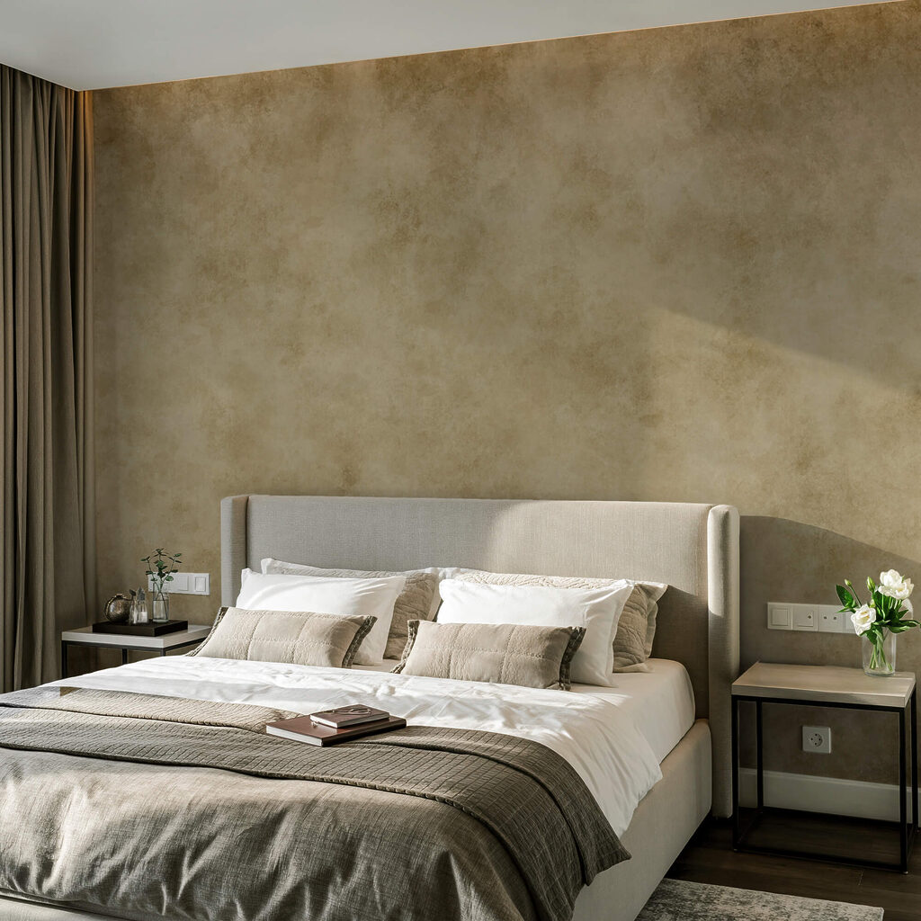 Καφέ και λευκό φόντο