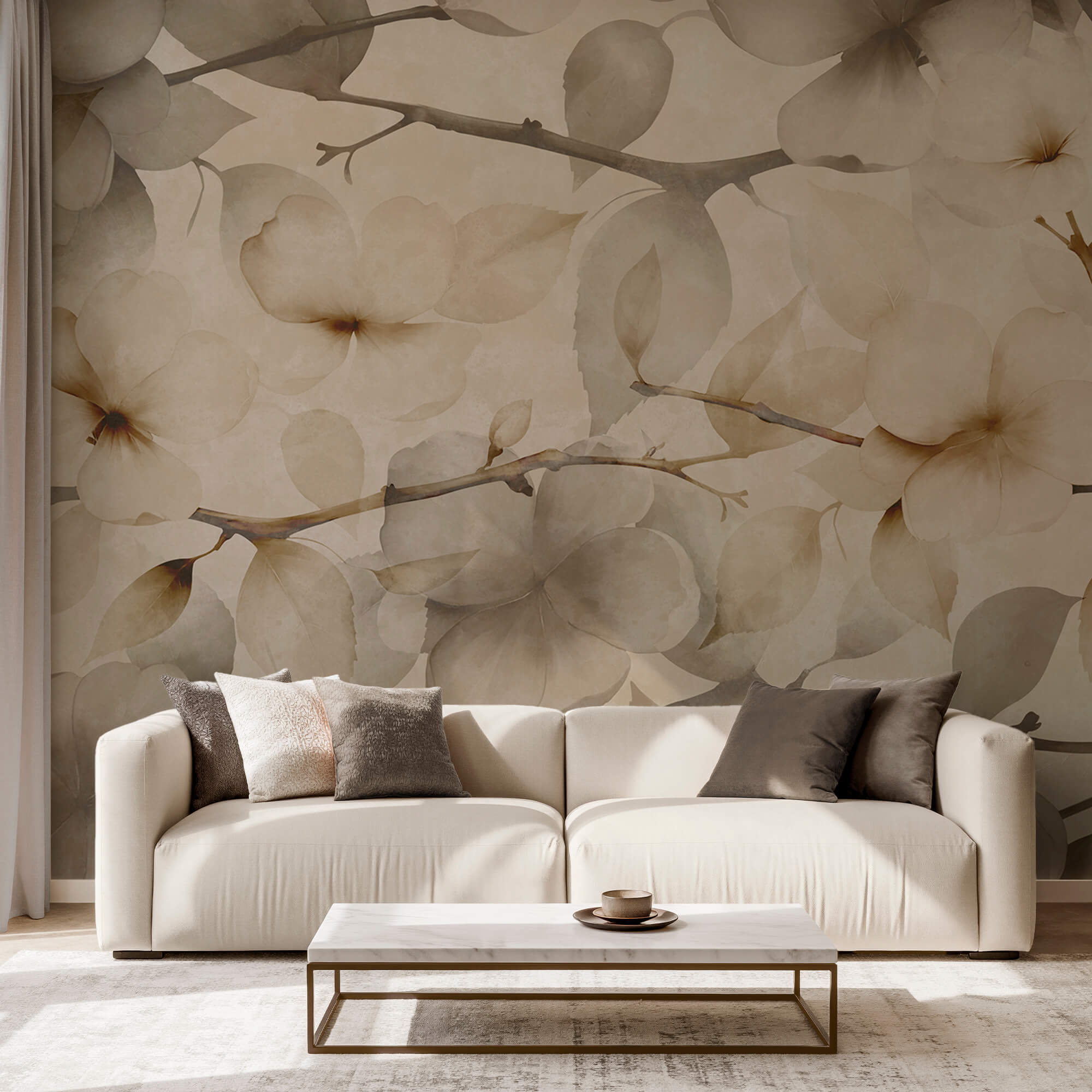 Απαλά λουλούδια σε απαλό φόντο