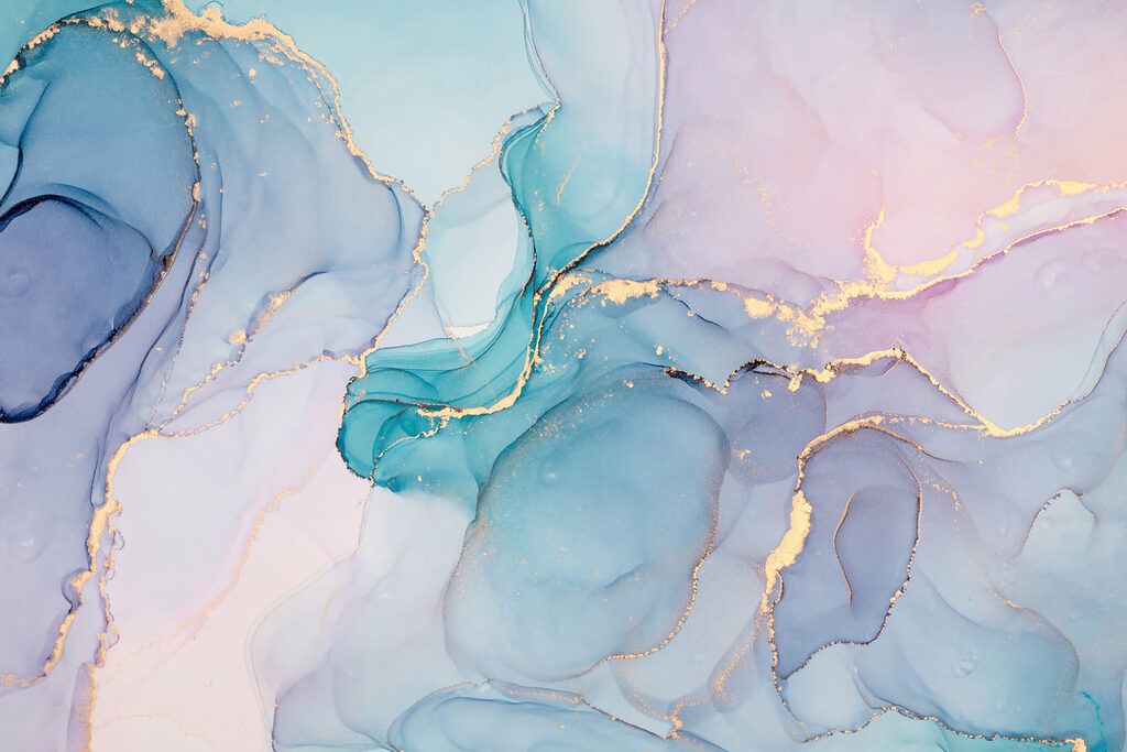 Serene abstract waves of cool colors Serene abstract waves of cool colors