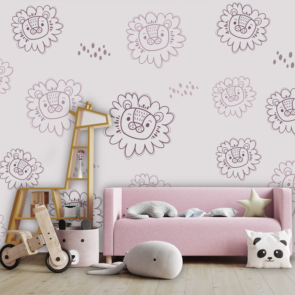 Μοτίβο με κεφάλια λιονταριών