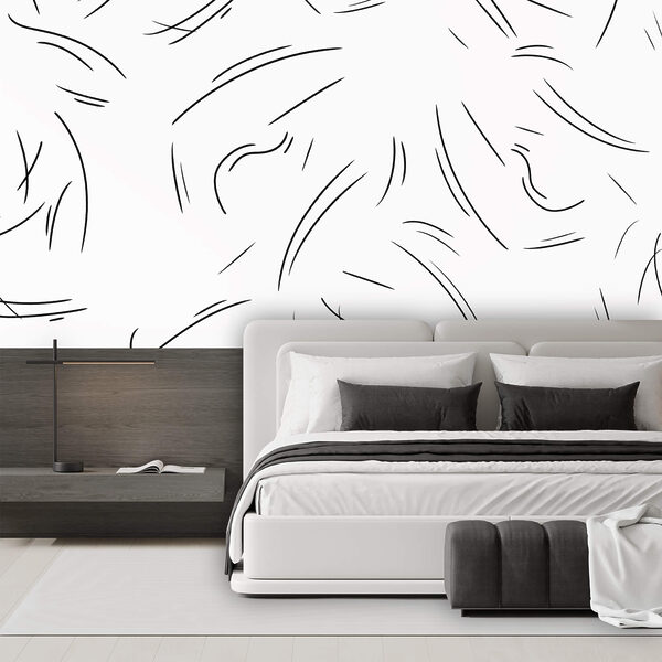 Μαύρες γραμμές σε λευκό φόντο