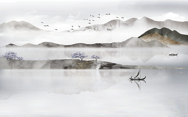 Boat on a lake
