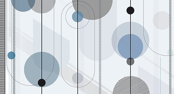 A grey and black circles and lines A grey and black circles and lines